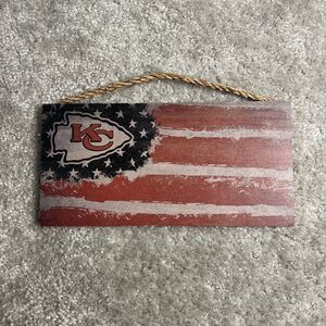 Kansas City Chiefs 12"x6" Wood Sign - NFL